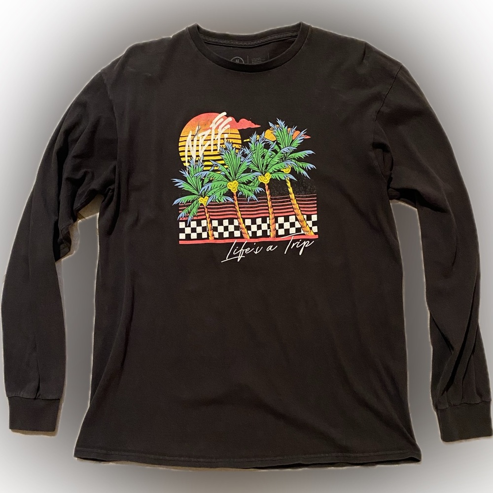 Neff long sleeve t-shirt, size L, color black